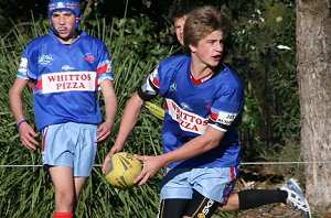 De La Salle Vs Engadine Dragons U 15a's Rnd 17 action ( Photo : ourfooty media ) 