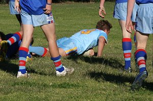 De La Salle Vs Engadine Dragons U 15a's Rnd 17 action ( Photo : ourfooty media ) 