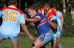 De La Salle Vs Engadine Dragons U 15a's Rnd 17 action ( Photo : ourfooty media ) 