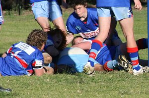 De La Salle Vs Engadine Dragons U 15a's Rnd 17 action ( Photo : ourfooty media ) 