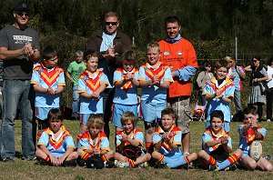 De La Salle Vs Yarrawarra Tigers U 8B's action (Photo's : ourfooty media) 