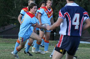 Tommy McLennan duckin & weavin U15A's Roosters Vs De La Salle (Photo : ourfooty media)