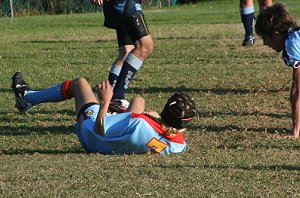 Rory Hood scores a try for De la - De la Salle Vs Aquinas Colts Rnd 9 (Photo : ourfooty media)