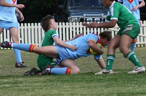 De La Salle Vs Gymea Gorilla's 2nd Semi Final action (Photo : ourfooty media) 