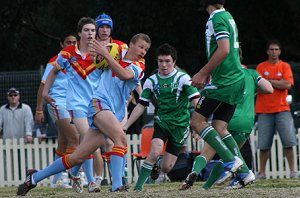 De La Salle Vs Gymea Gorilla's 2nd Semi Final action (Photo : ourfooty media) 