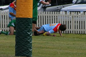 De La Salle Vs Gymea Gorilla's 2nd Semi Final action (Photo : ourfooty media) 