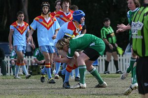 De La Salle Vs Gymea Gorilla's 2nd Semi Final action (Photo : ourfooty media) 