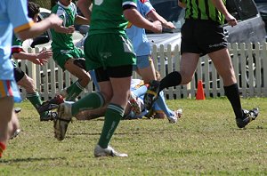 De La Salle Vs Gymea Gorilla's 2nd Semi Final action (Photo : ourfooty media) 