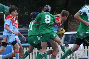 De La Salle Vs Gymea Gorilla's 2nd Semi Final action (Photo : ourfooty media) 