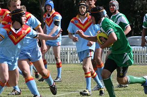 De La Salle Vs Gymea Gorilla's 2nd Semi Final action (Photo : ourfooty media) 