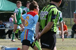 De La Salle Vs Gymea Gorilla's 2nd Semi Final action (Photo : ourfooty media) 