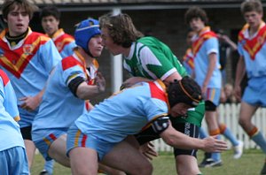 De La Salle Vs Gymea Gorilla's 2nd Semi Final action (Photo : ourfooty media) 