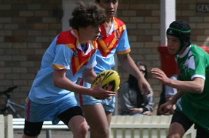 De La Salle Vs Gymea Gorilla's 2nd Semi Final action (Photo : ourfooty media) 