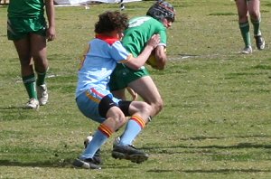 De La Salle Vs Gymea Gorilla's 2nd Semi Final action (Photo : ourfooty media) 