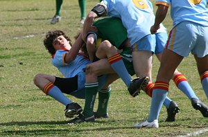 De La Salle Vs Gymea Gorilla's 2nd Semi Final action (Photo : ourfooty media) 