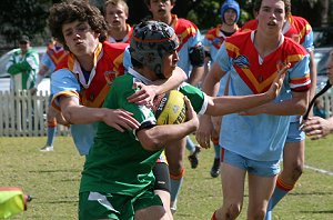 De La Salle Vs Gymea Gorilla's 2nd Semi Final action (Photo : ourfooty media) 