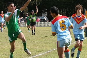 De La Salle Vs Gymea Gorilla's 2nd Semi Final action (Photo : ourfooty media) 