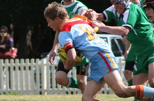 De La Salle Vs Gymea Gorilla's 2nd Semi Final action (Photo : ourfooty media) 