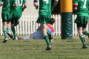 De La Salle Vs Gymea Gorilla's 2nd Semi Final action (Photo : ourfooty media) 