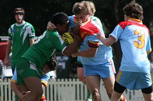 De La Salle Vs Gymea Gorilla's 2nd Semi Final action (Photo : ourfooty media) 