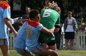 De La Salle Vs Gymea Gorilla's 2nd Semi Final action (Photo : ourfooty media) 