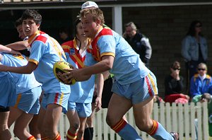 De La Salle Vs Gymea Gorilla's 2nd Semi Final action (Photo : ourfooty media) 