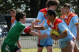 De La Salle Vs Gymea Gorilla's 2nd Semi Final action (Photo : ourfooty media) 