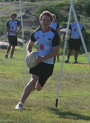 Cronulla's Harold MAtthews Cup squad going thru' their paces (photo : ourfooty media)