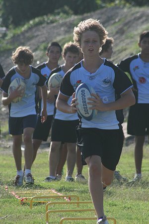 Cronulla's Harold MAtthews Cup squad going thru' their paces (photo : ourfooty media)