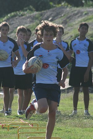 Cronulla's Harold MAtthews Cup squad going thru' their paces (photo : ourfooty media)