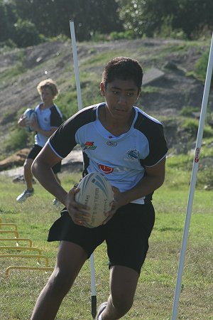Cronulla's Harold MAtthews Cup squad going thru' their paces (photo : ourfooty media)