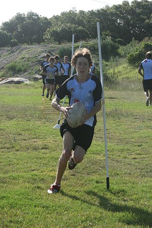 Cronulla's Harold MAtthews Cup squad going thru' their paces (photo : ourfooty media)