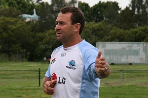 Ricky Stuart at Matty's Cup training a couple weeks ago (Photo : ourfooty media) 