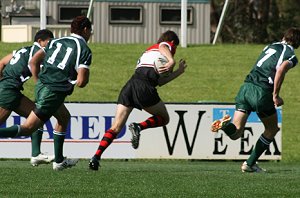 Sydney CHS Rugby League Trails - Under 18 get it on ( Photo : ourfooty media)