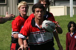 Sydney CHS Rugby League Trails - Under 18 get it on ( Photo : ourfooty media)