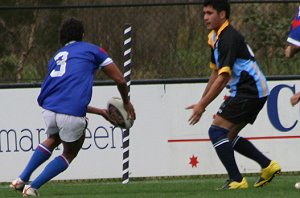 Sydney CHS Rugby League Trails - Under 18 get it on ( Photo : ourfooty media)