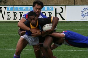 Sydney CHS Rugby League Trails - Under 18 get it on ( Photo : ourfooty media)