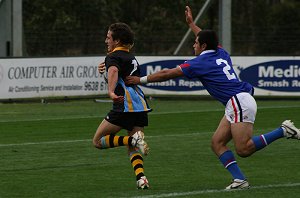 Sydney CHS Rugby League Trails - Under 18 get it on ( Photo : ourfooty media)