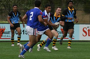 Sydney CHS Rugby League Trials - Under 18 get it on ( Photo : ourfooty media)