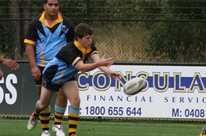 Sydney CHS Rugby League Trials - Under 18 get it on ( Photo : ourfooty media)