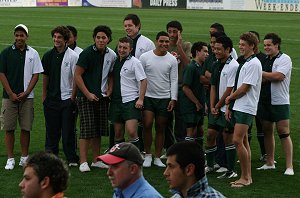 Sydney CHS Rugby League Trials - Under 18 get it on ( Photo : ourfooty media)