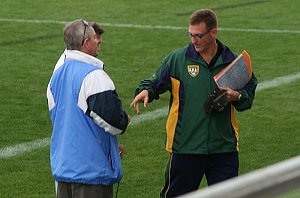 Steve Ducos & Doug Keen - Sydney CHS Rugby League Trials - Under 18 get it on ( Photo : ourfooty media)