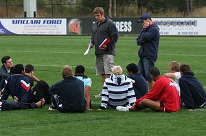 Sydney Red Under 15's - Sydney CHS Rugby League Trials - Under 18 get it on ( Photo : ourfooty media)