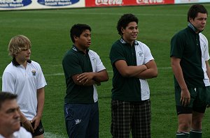 Sydney CHS Rugby League Trials - Under 18 get it on ( Photo : ourfooty media)