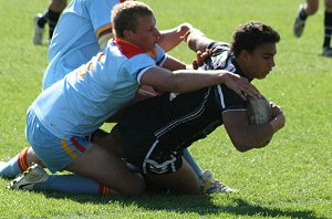 2009 U16A Grand Final Action Cronulla Caringbah v De La Salle (Photo's : ourfootymedia)