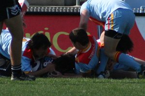 2009 U16A Grand Final Action Cronulla Caringbah v De La Salle (Photo's : ourfootymedia)