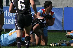 2009 U16A Grand Final Action Cronulla Caringbah v De La Salle (Photo's : ourfootymedia)