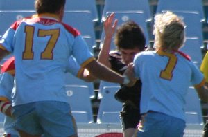 2009 U16A Grand Final Action Cronulla Caringbah v De La Salle (Photo's : ourfootymedia)