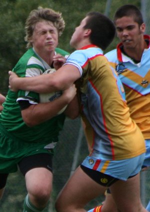 De La Salle v Gymea Gorilla's rnd 1 aCTioN (Photo's ourfooty media)