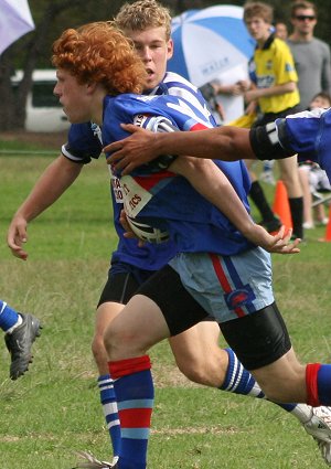 St. John's Bosco v Engadine Dragons U16A's iN aCTioN rnd 2 (Photo's : ourfooty media)